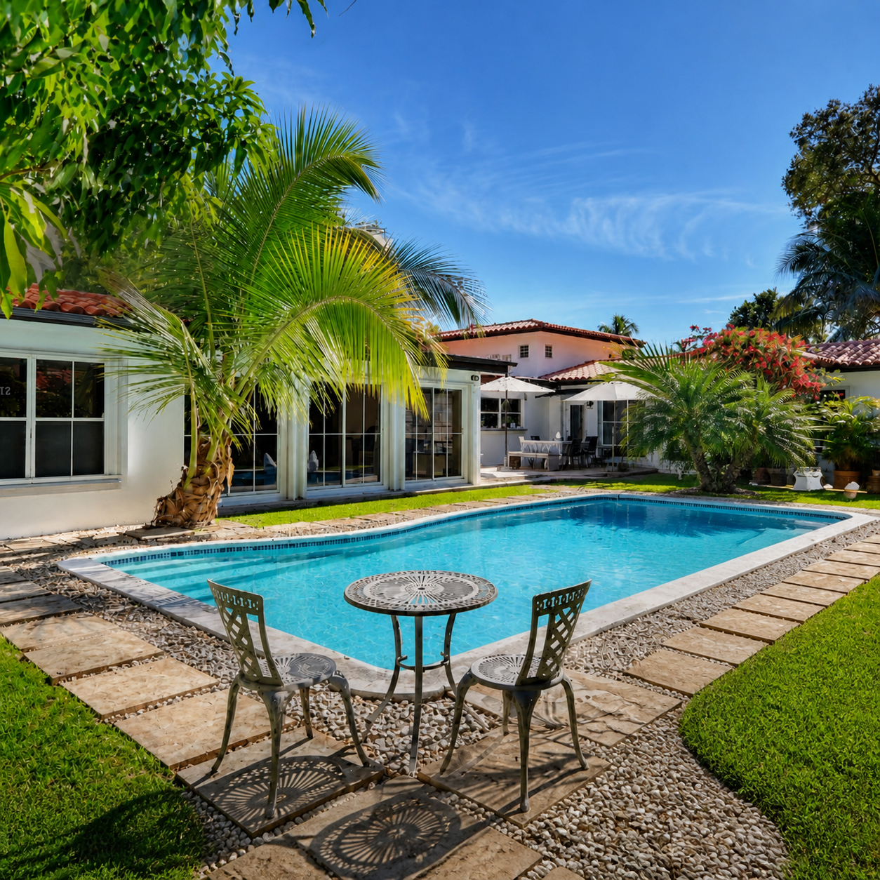 Miami pool home rented for $13,500 per month